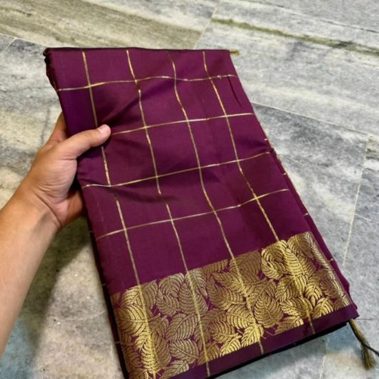 Picture of Banaras Semi Cotton Semi Silk Sarees
