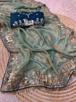 Picture of Silk stone sarees