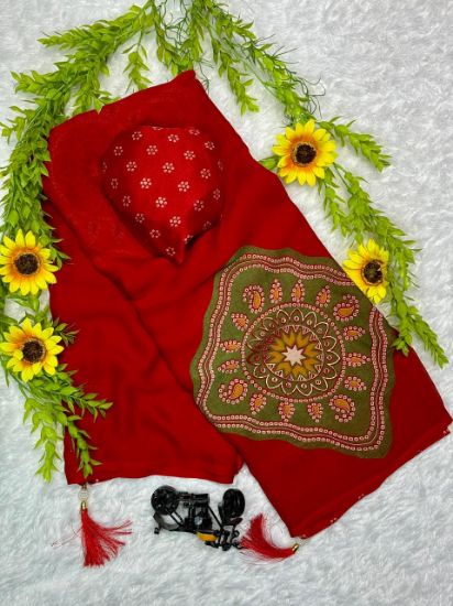 Picture of Fabric george sarees