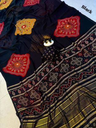 Picture of Georgette silk sarees